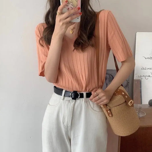 Summer Breeze Ice Silk Tee