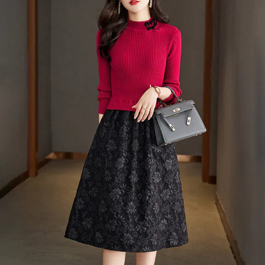 Effortless Knit Tie Dress