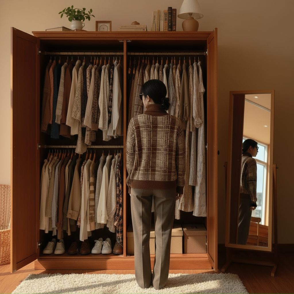 Vintage Brown Turtleneck