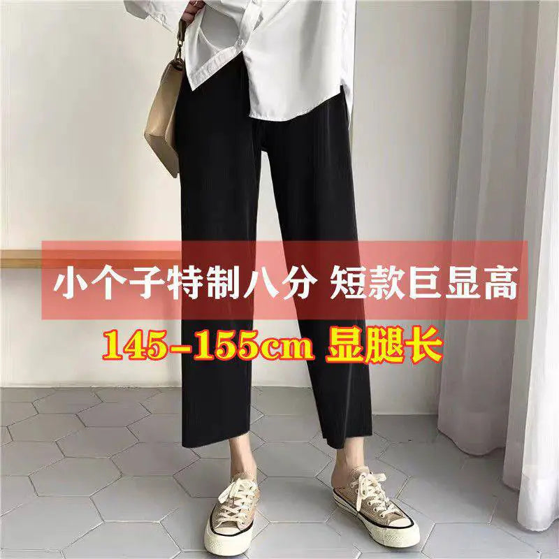 High-Waisted Cropped Trousers