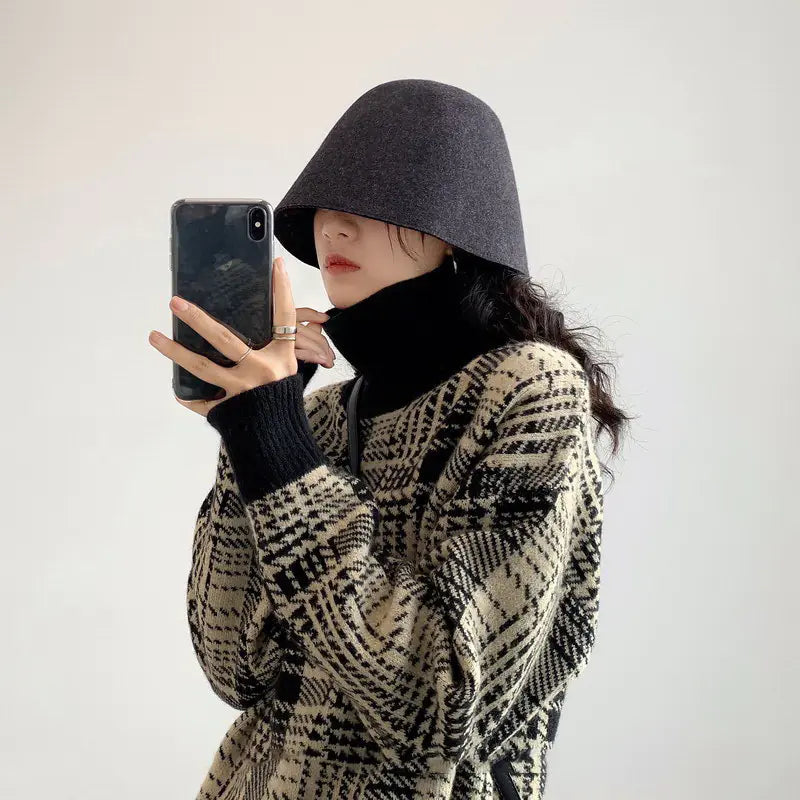 Vintage Thick Knit Turtleneck Sweater