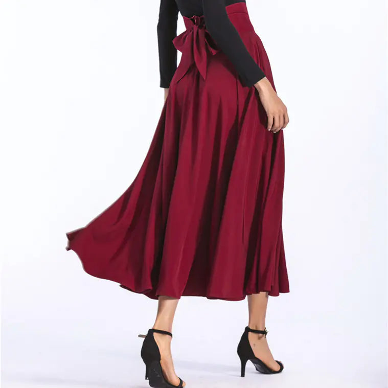 Chic A-Line Maxi Skirt